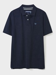 Crew Clothing Company Blue 100% Cotton Classic Polo Shirt - Image 5 of 5