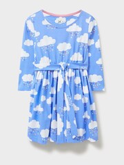 Crew Clothing Cloud Print Jersey Dress - Image 1 of 3