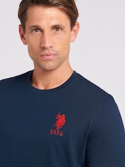 Темно-синий - US Polo Assn. Футболка мужская Regular Fit Player 3 из 100% хлопка - Image 2 of 7