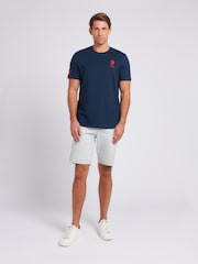 Темно-синий - US Polo Assn. Футболка мужская Regular Fit Player 3 из 100% хлопка - Image 3 of 7