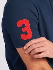 Темно-синий - US Polo Assn. Футболка мужская Regular Fit Player 3 из 100% хлопка - Image 5 of 7