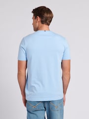 Синий - U.S. Polo Assn. Mens Regular Fit Double Horsemen 100% Cotton T-Shirt - Image 2 of 6