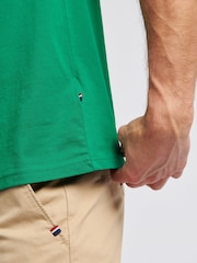 Темно-зеленый - U.S. Polo Assn. Mens Regular Fit Double Horsemen 100% Cotton T-Shirt - Image 5 of 7