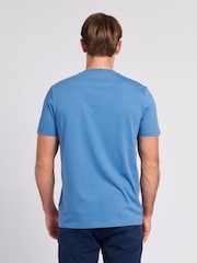 Джинсовый синий - U.S. Polo Assn. Mens Regular Fit Double Horsemen 100% Cotton T-Shirt - Image 4 of 6