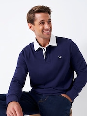 Crew Clothing 100% Cotton Classic Rugby Shirt - Image 1 of 6