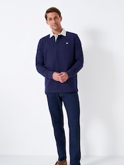 Crew Clothing 100% Cotton Classic Rugby Shirt - Image 3 of 6
