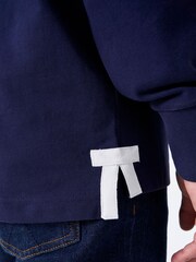 Crew Clothing 100% Cotton Classic Rugby Shirt - Image 4 of 6