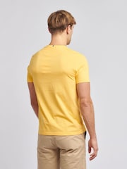 Оранжевый - U.S. Polo Assn. Mens Regular Fit Double Horsemen 100% Cotton T-Shirt - Image 2 of 7