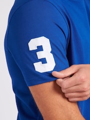 U.S. Polo Assn. Blue Regular Fit Mens 100% Cotton Player 3 T-Shirt - Image 5 of 7