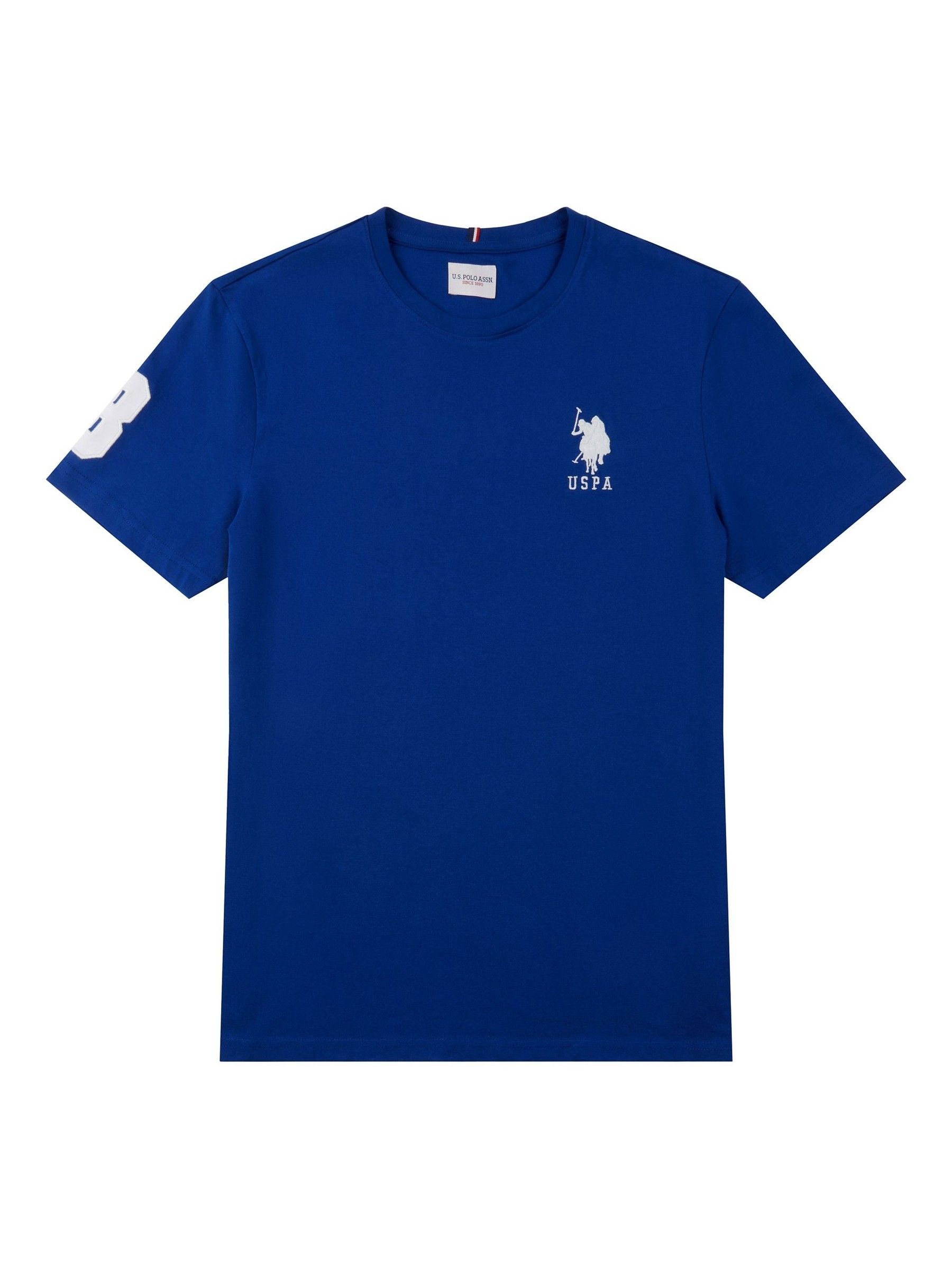 Buy U.S. Polo Assn. Blue Regular Fit Mens 100% Cotton Player