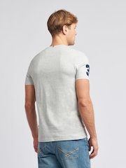 Серый - US Polo Assn. Футболка мужская Regular Fit Player 3 из 100% хлопка - Image 2 of 7