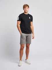 Черный - US Polo Assn. Футболка мужская Regular Fit Player 3 из 100% хлопка - Image 2 of 7