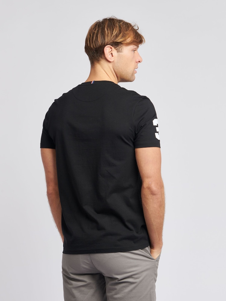 Чорний - U.S. Polo Assn. стандартний крій Mens 100% Cotton Player 3 футболки - Image 3 of 7