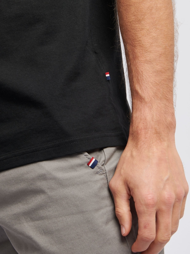 Чорний - U.S. Polo Assn. стандартний крій Mens 100% Cotton Player 3 футболки - Image 5 of 7