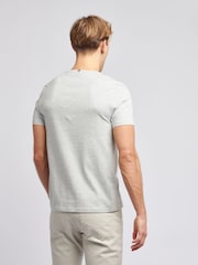 U.S. Polo Assn. Grey Mens Regular Fit Double Horsemen 100% Cotton T-Shirt - Image 4 of 7