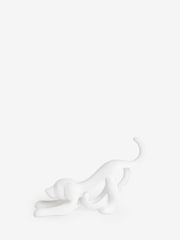 White Abstract Ribbon Dog Ornament - Image 4 of 5