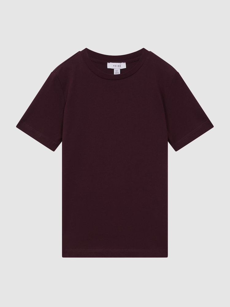 Reiss Bordeaux Bless 9-13 yrs Crew Neck T-Shirt - Image 2 of 6