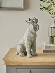 Natural Stanley Schnauzer Sitting Dog Ornament - Image 1 of 5