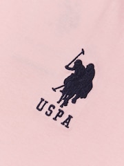 Розовый - US Polo Assn. Футболка мужская Regular Fit Player 3 из 100% хлопка - Image 7 of 7