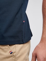 Темно-синий - U.S. Polo Assn. Mens Regular Fit Double Horsemen 100% Cotton T-Shirt - Image 5 of 8
