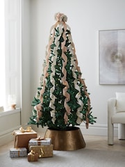 Gold Bow Christmas Tree Topper - Image 1 of 4