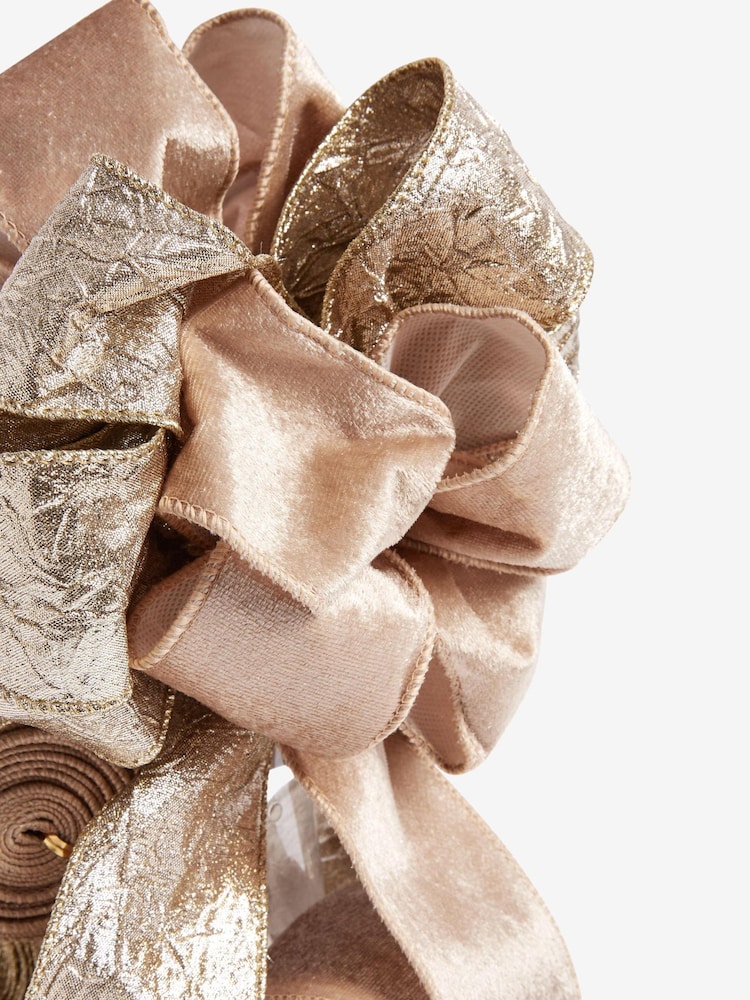 Gold Bow Christmas Tree Topper - Image 4 of 4