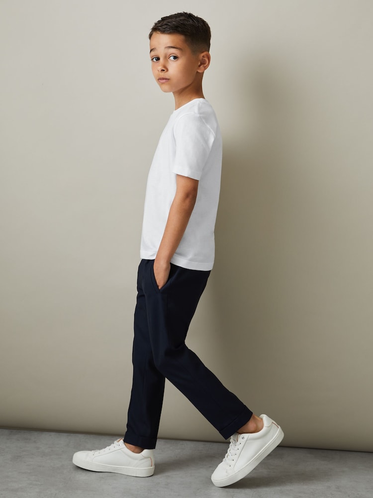Reiss White Bless 3 Pack 3-9 yrs Three Pack Of Crew Neck T-Shirts - Image 4 of 4 Reiss White Bless 3 Pack 3-9 yrs Three Pack Of Crew Neck T-Shirts - Image 4 of 4
