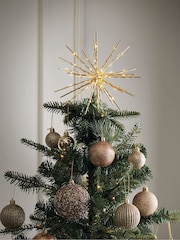 Gold Light Up Star Christmas Tree Topper - Image 1 of 5
