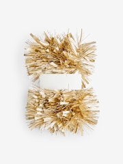 Gold 3 Metre Christmas Tinsel Decoration - Image 4 of 4