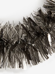 Silver 3 Metre Christmas Tinsel Decoration - Image 4 of 4