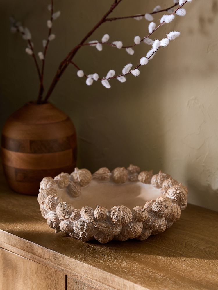 Natural Pumpkin Decorative Bowl - Image 2 of 4 Natural Pumpkin Decorative Bowl - Image 2 of 4