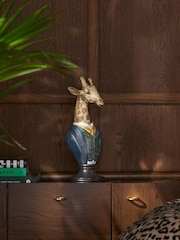 Gold Tone Giraffe Head Ornament - Image 1 of 5