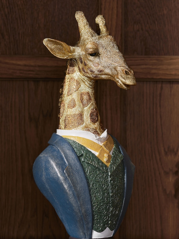 Gold Tone Giraffe Head Ornament - Image 2 of 5