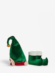 Green Elf 3 Piece Christmas Novelty Tree Accessories Set - Image 4 of 6