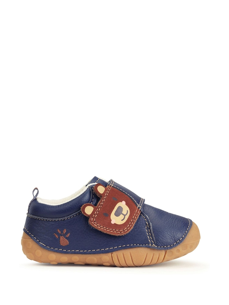 Start-Rite Bear Hug Neutral Soft Leather Pre-Walker Shoes - Image 1 of 5