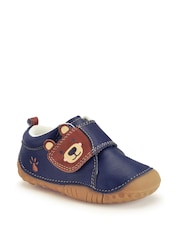 Start-Rite Bear Hug Neutral Soft Leather Pre-Walker Shoes - Image 2 of 5