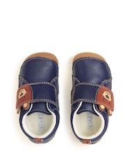 Start-Rite Bear Hug Neutral Soft Leather Pre-Walker Shoes - Image 4 of 5