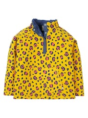 Frugi Yellow Animal Print Raglan Snuggle Fleece - Image 2 of 4
