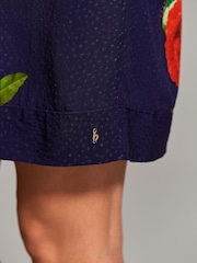 B by Ted Baker  Navy Floral Woven Viscose Cami Slip - Image 6 of 10