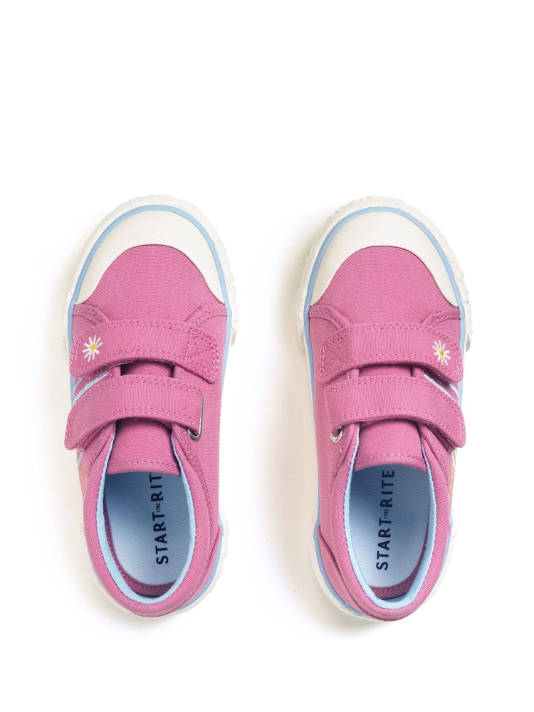 Start Rite Lemonade Sandy Beach Double Strap Canvas Shoes - Image 4 of 5