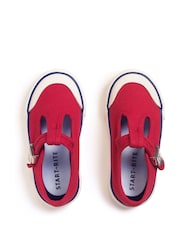 Start-Rite Anchor Washable Canvas T Bar Shoes - Image 5 of 6