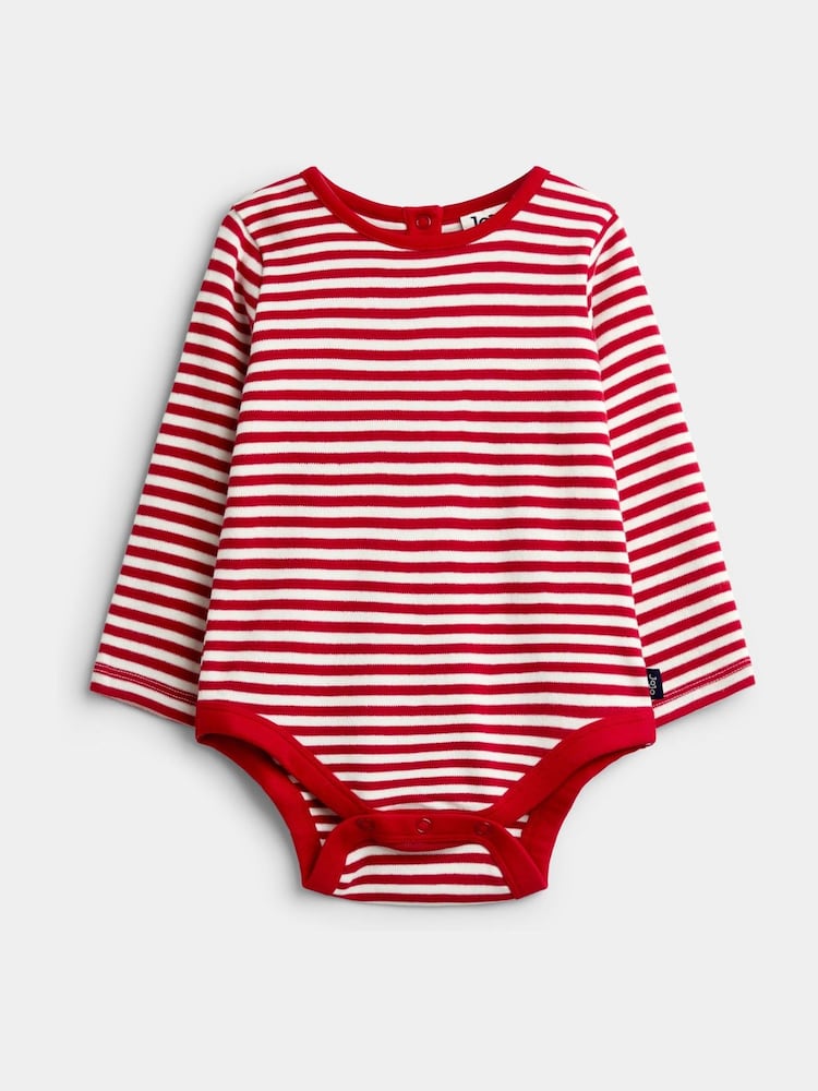 JoJo Maman Bébé Navy Blue Christmas Embroidered Dungaree & Bodysuit Set - Image 2 of 6 JoJo Maman Bébé Navy Blue Christmas Embroidered Dungaree & Bodysuit Set - Image 2 of 6