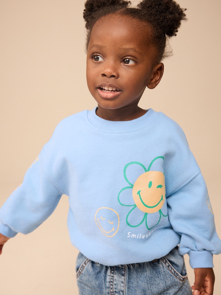 Blue SmileyWorld Sweatshirt (3mths-7yrs) - Image 1 of 10