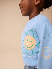 Blue SmileyWorld Sweatshirt (3mths-7yrs) - Image 4 of 10