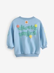 Blue SmileyWorld Sweatshirt (3mths-7yrs) - Image 6 of 10
