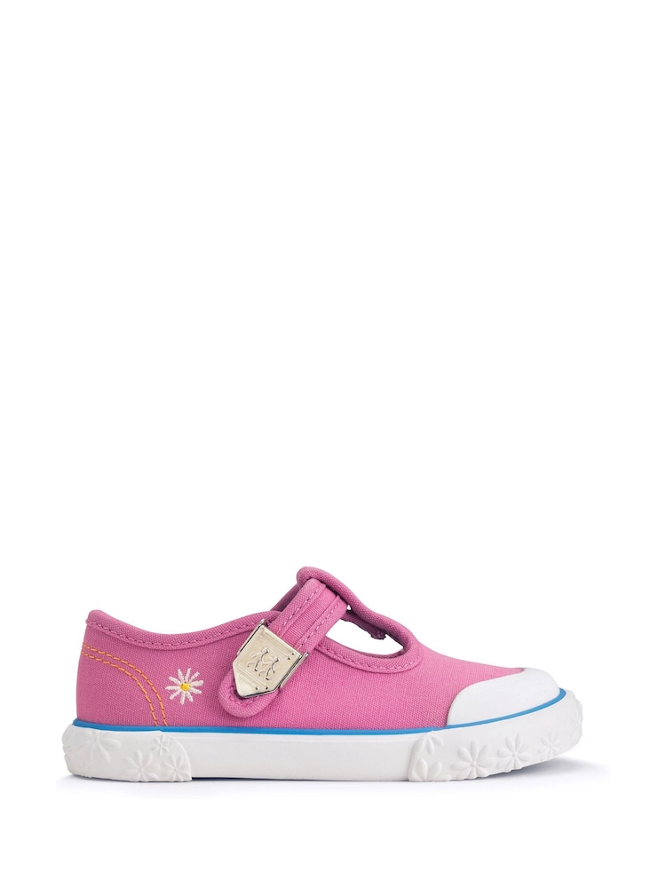 Start-Rite Anchor Washable Canvas T Bar Shoes - Image 1 of 6 Start-Rite Anchor Washable Canvas T Bar Shoes - Image 1 of 6