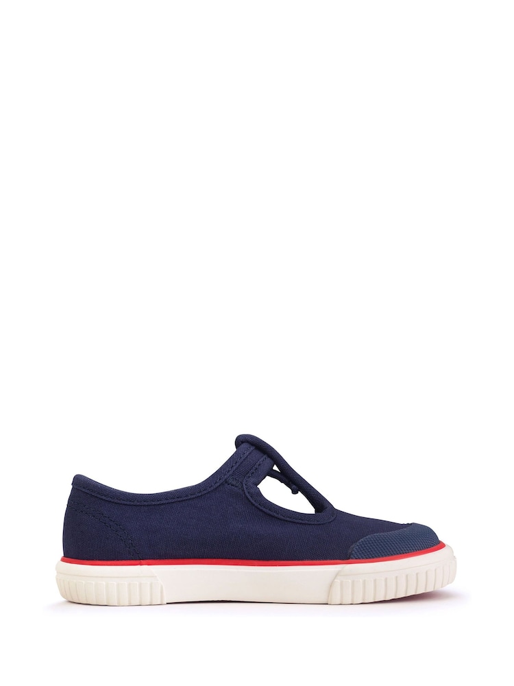 Start-Rite Anchor Washable Canvas T Bar Shoes - Image 2 of 6