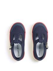 Start-Rite Anchor Washable Canvas T Bar Shoes - Image 5 of 6