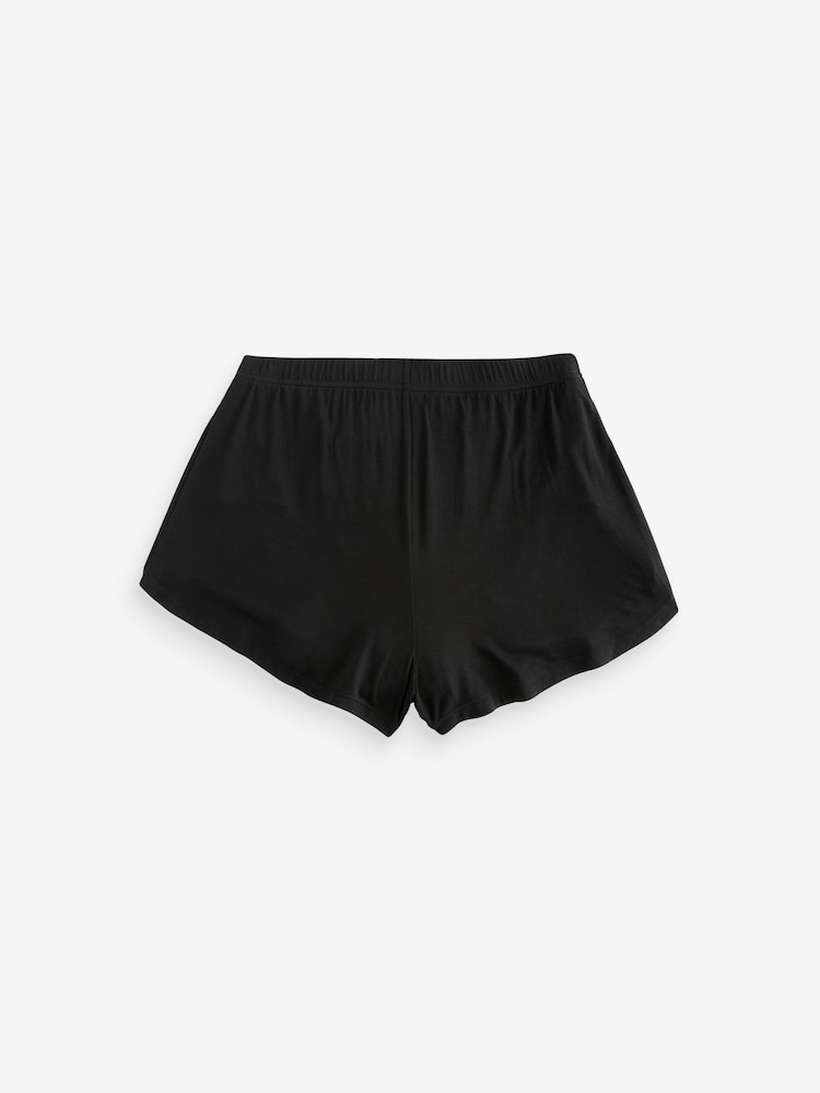 Black Medium Flow Period Sleep Shorts - Image 6 of 6