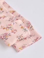 Pink/Cream 100% Cotton Wrap Baby Sleepsuit (0-2yrs) - Image 12 of 12